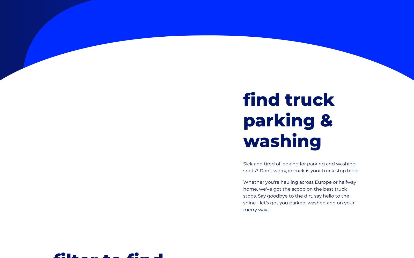 InTruck parking finder
