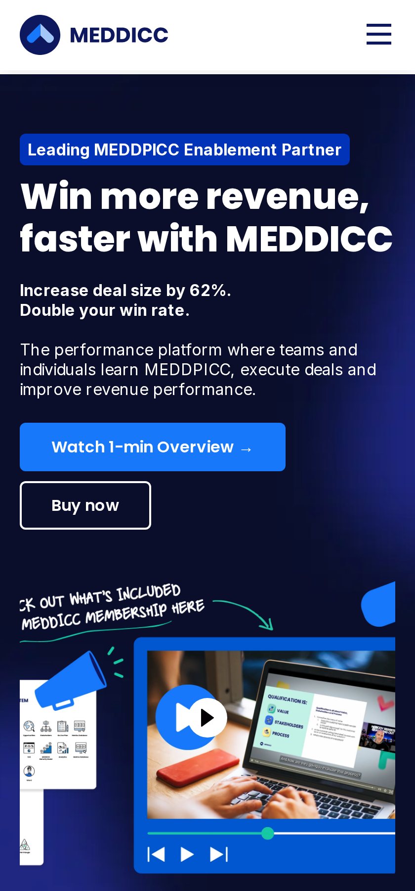MEDDICC Mobile View